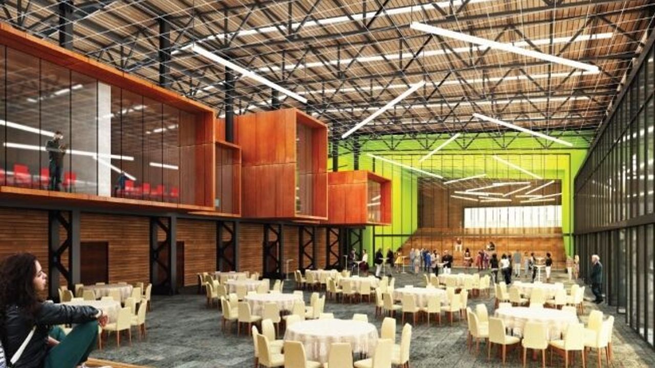 Kongre Merkezi’nin çalışmaları sürüyor