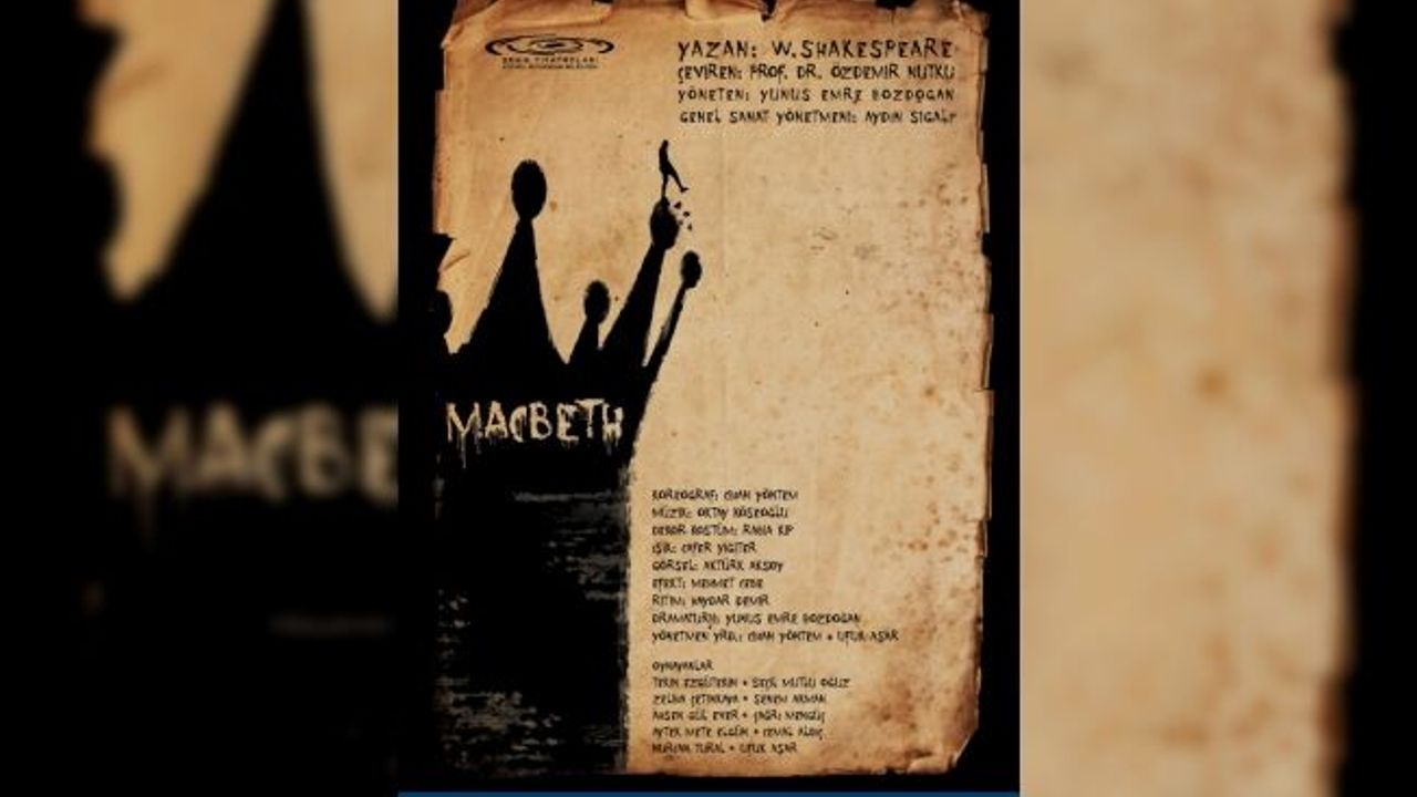 Şehir Tiyatroları ‘Macbeth’ ile kapılarını açıyor   