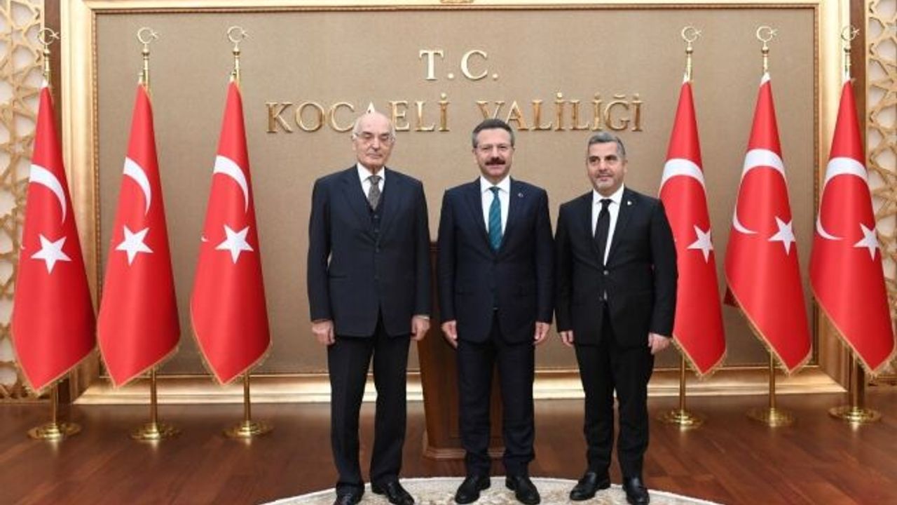 Ankara Üniversitesi Dekanı, Vali Aksoy'u ziyaret etti