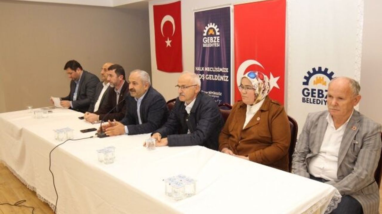 Gebze Halk Meclisi Mevlana ve Y. Selim’de Toplandı