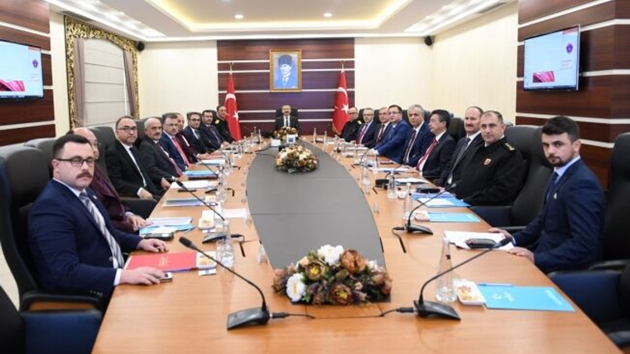 İl Güvenlik ve Asayiş Koordinasyon toplantısı gerçekleştirildi