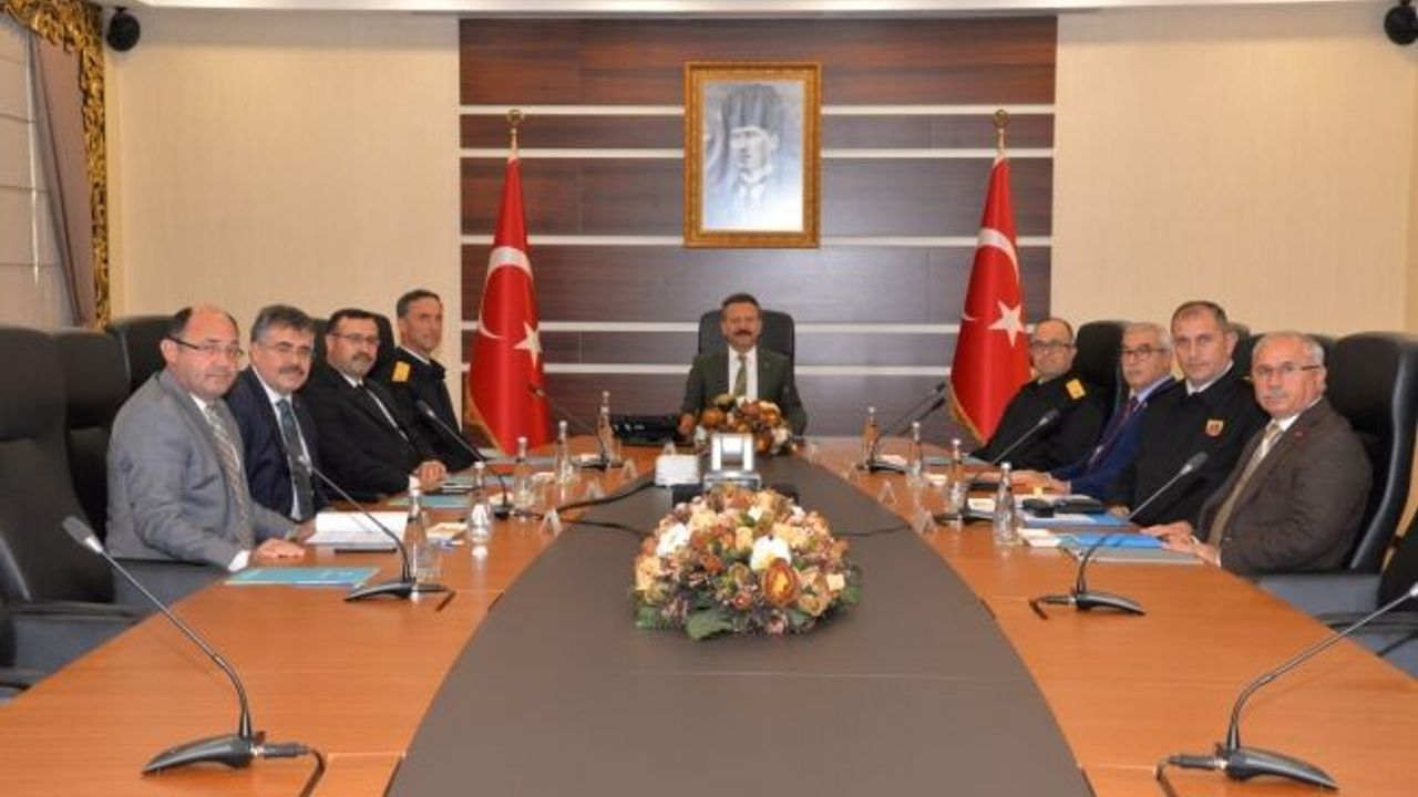 İl Güvenlik Ve Asayiş Koordinasyon Toplantısı Yapıldı