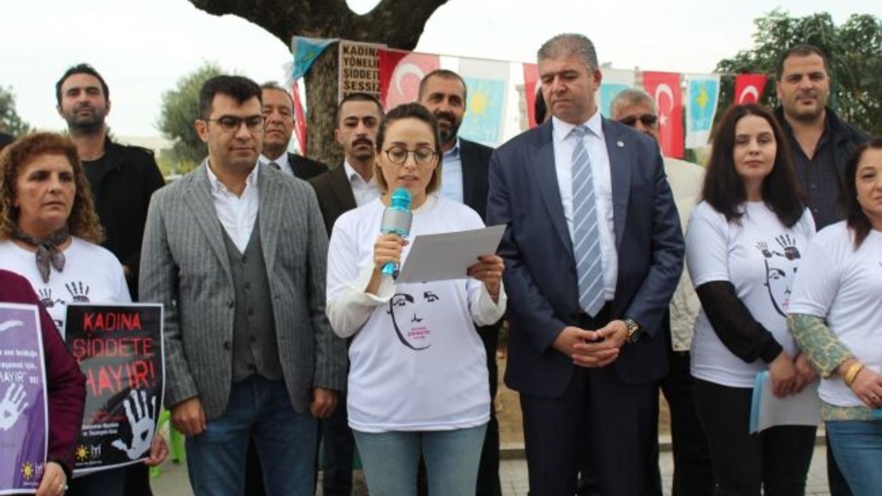 İYİ Parti kadına şiddete karşı tek ses oldu!