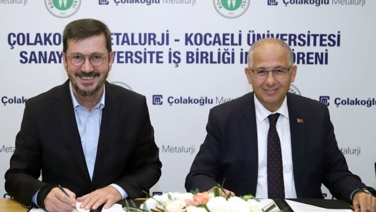 Çolakoğlu Metalurji, Kocaeli Üniversitesi ile Eğitim ve Araştırma iş birliği protokolü imzaladı
