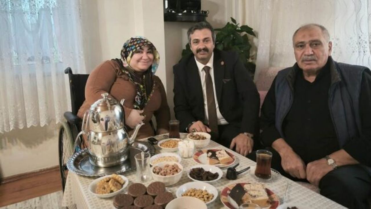 Başkan Yardımcısı Cihan Sevinç'ten vefa ziyareti ve tekerlekli sandalye sözü