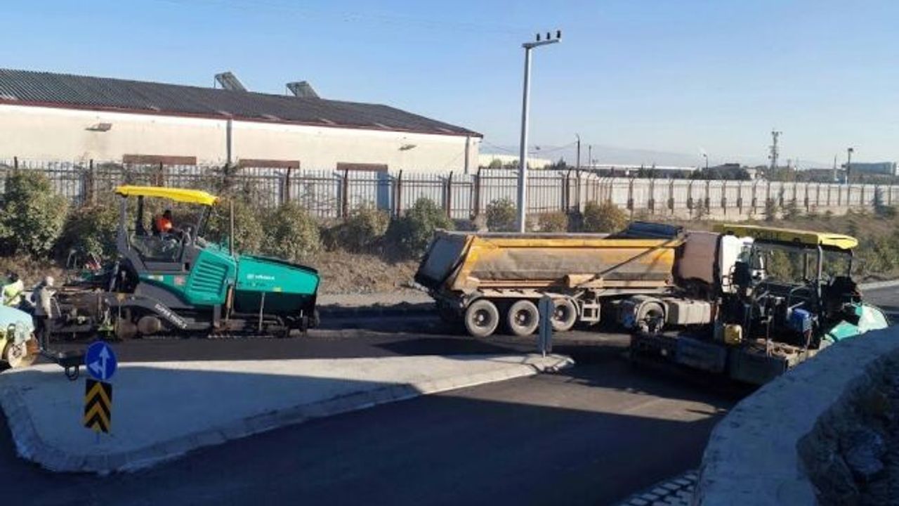 Gebze Millet Bahçesi otopark ve iç yollara asfalt