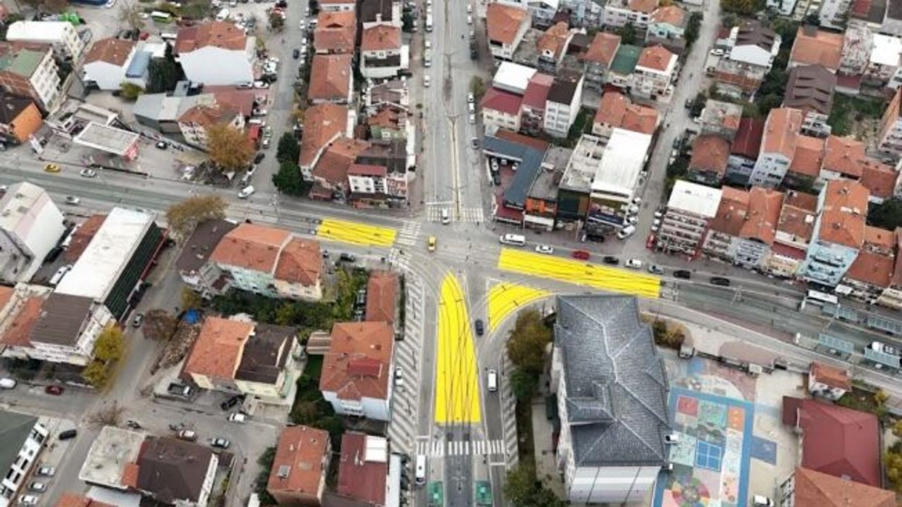 Tramvay hattında yaya güvenliği için önemli çalışma