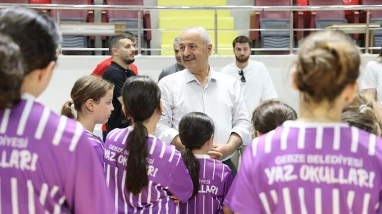 Gebze Belediyesi yaz spor okullarında eğitimler başladı