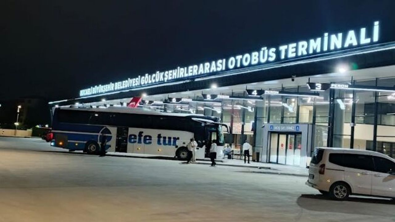 Gölcük Terminali'nde ilk sefer İzmir'e
