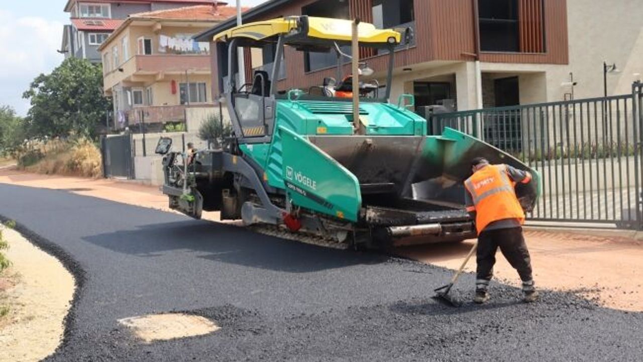 İzmit Belediyesinden Kabaoğlu’nda yoğun asfalt çalışması