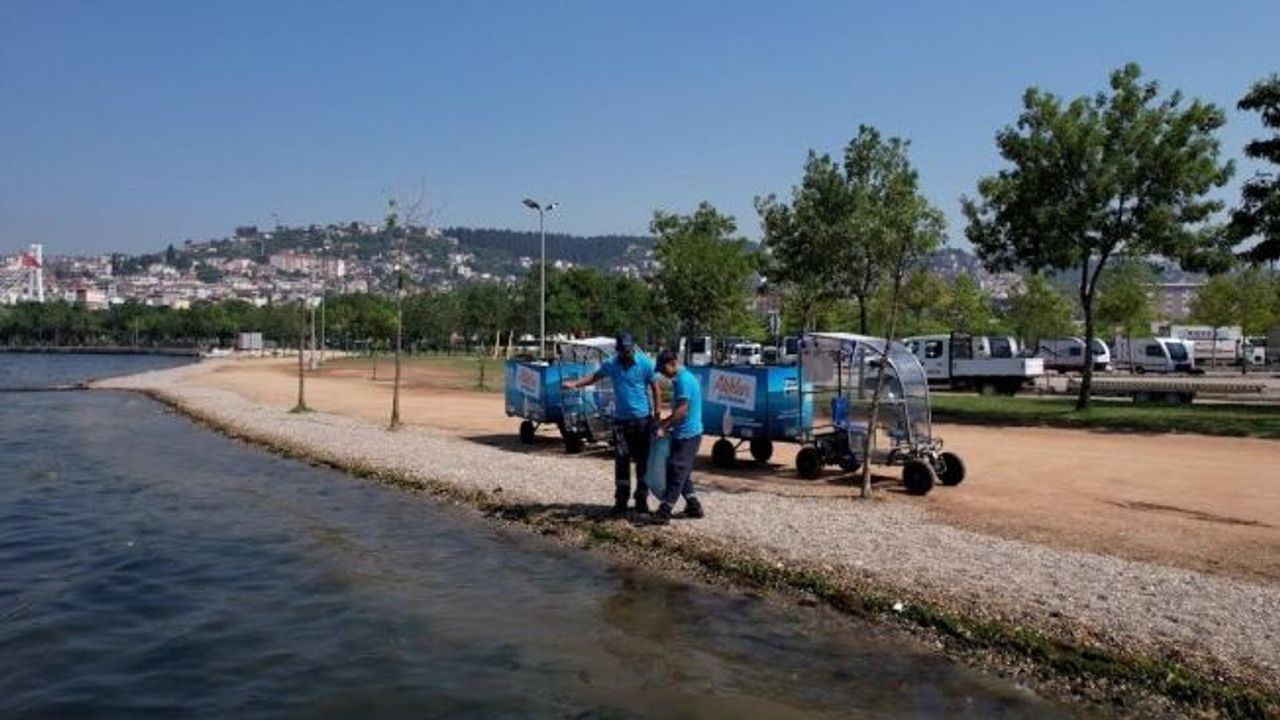 Kocaeli sahilleri hem bakımlı hem de pırıl pırıl