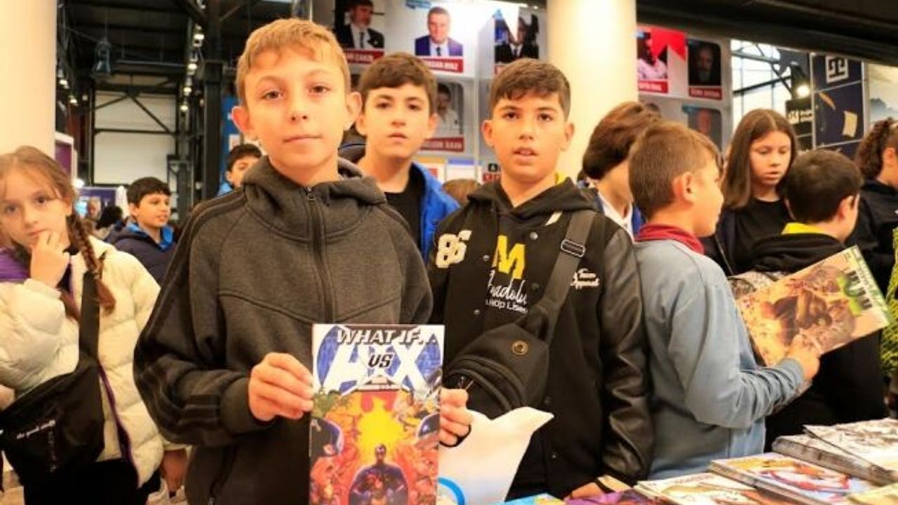 Kitap Fuarı’nda çocukların çizgi roman sevgisi