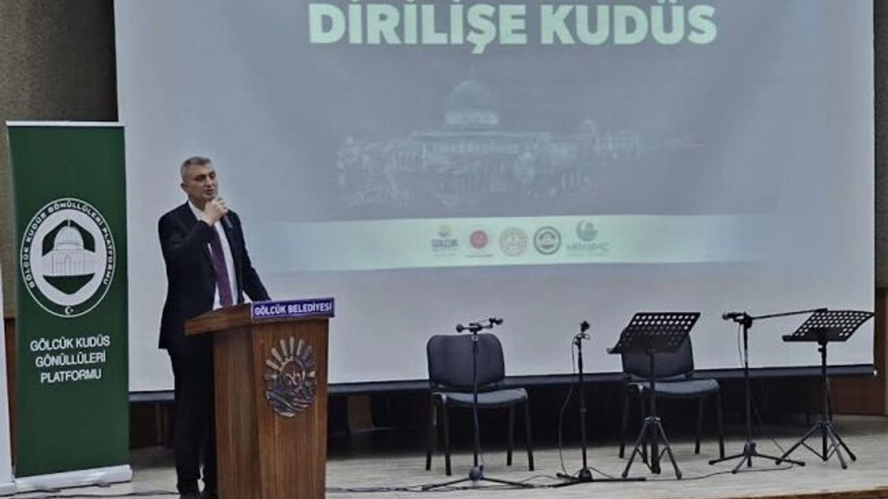 Gölcük’te anlamlı buluşma: “Direnişten Dirilişe Kudüs”