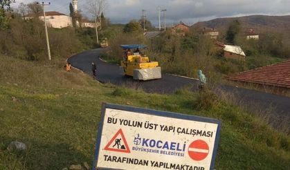 Dikenli Köy yolu yapıldı   