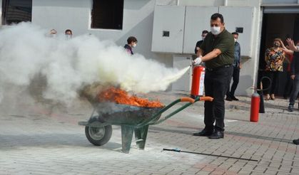 Kültür Turizmde Yangın tatbikatı