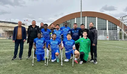 Gebze'de Ampute Futbol Takımı'ndan önemli galibiyet