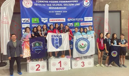 Çayırovalı yüzücüler, bölgeden 25 madalya ile döndü