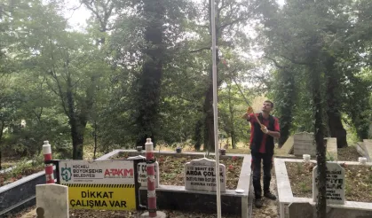Kocaeli'de Hakkaniye Şehitliği'ne Büyükşehir'den anlamlı dokunuş