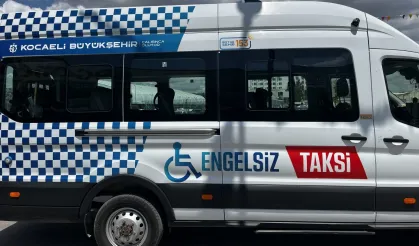 Kocaeli'nde 'Engelsiz Taksi' 6 ayda 13 bin kez yola çıktı