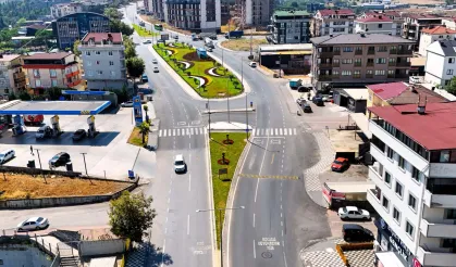 Darıca'daki kavşakta trafik rahatladı, ulaşım hızlandı