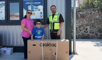 Kocaeli Çayırova'da atıklar hediyeye dönüşüyor