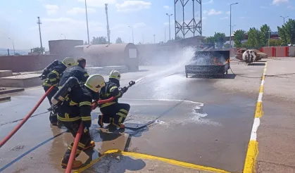 Kocaeli İtfaiyesi, sanayiyi acil durumlara hazırlıyor