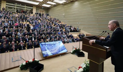 Cumhurbaşkanı Erdoğan'dan muhtarlara: Nifak duvarları örmeye çalışanlara karşı teyakkuzdayız