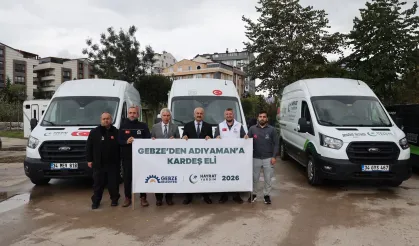 Gebze'den Adıyaman'a kardeş eli