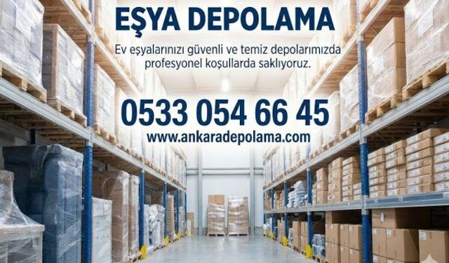 Ankara Eşya Depolama - DepoBurada