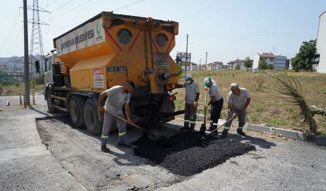 Fen işleri ekiplerinin saha çalışmaları sürüyor