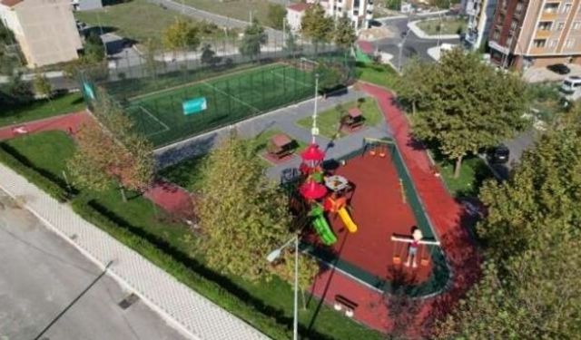 Osman Yağmurdereli parkı yenilendi