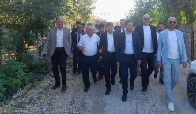 CHP'den çöp tesisi eylemine destek ziyareti