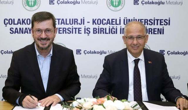 Çolakoğlu Metalurji, Kocaeli Üniversitesi ile Eğitim ve Araştırma iş birliği protokolü imzaladı