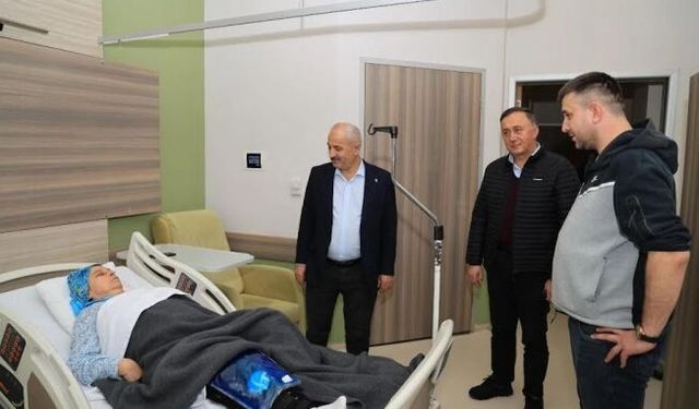 Başkan Büyükgöz’den moral ziyaretleri