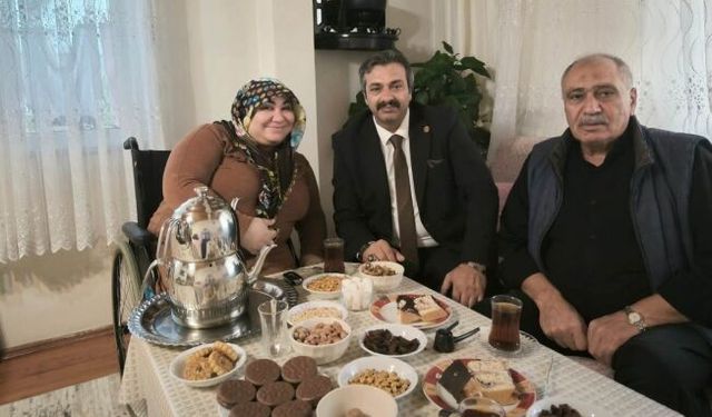 Başkan Yardımcısı Cihan Sevinç'ten vefa ziyareti ve tekerlekli sandalye sözü