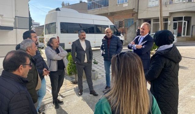 Gökhan Orhan ve Nail Çiler, Mevlana mahallesinde vatandaşı dinledi