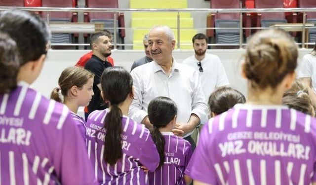 Gebze Belediyesi yaz spor okullarında eğitimler başladı