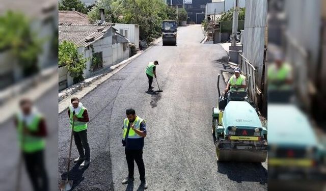 Fen İşleri asfalt çalışmalarını aralıksız sürdürüyor
