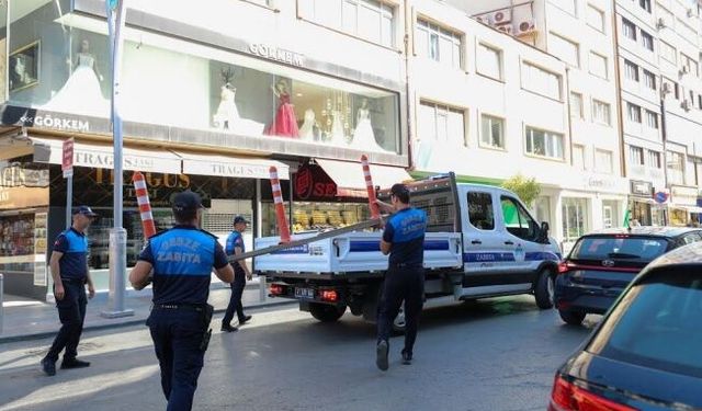 Gebze’de Kaldırım işgallerine zabıta müdahalesi