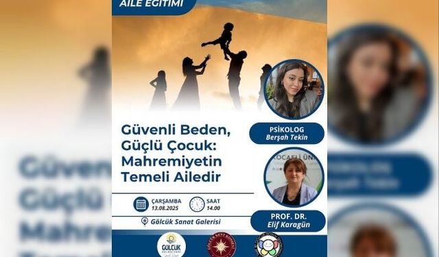 Gölcük belediyesinden önemli eğitim