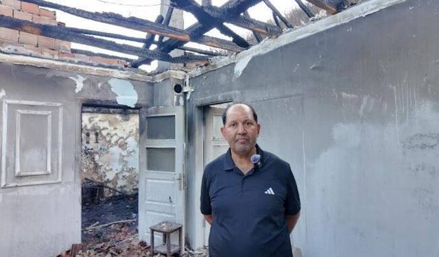 Büyükşehir’den evi yanan vatandaşa yardım eli