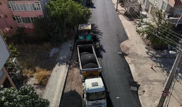 Gebze’de asfalt çalışmaları sürüyor