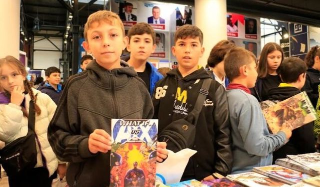Kitap Fuarı’nda çocukların çizgi roman sevgisi