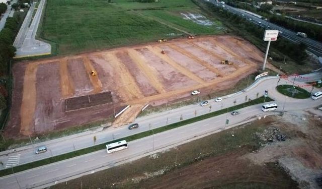 Milli maç için 220 dönümlük dev organizasyon alanı hazır