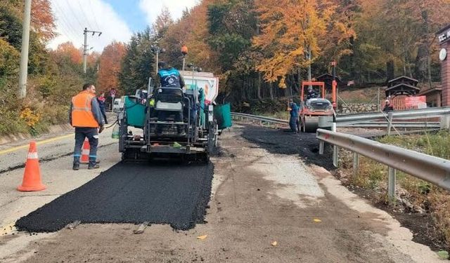 Kartepe zirve yolunda tüm işlemler tamam