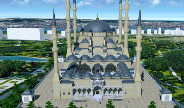 Kocaeli Büyükşehir'den Gebze'ye dev cami