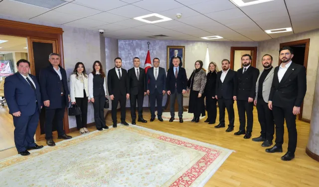 Başkan Büyükakın'a ziyaretçi akını