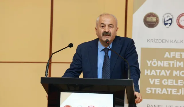 Gebze Belediye Başkanı Büyükgöz Hatay'da afet paneline katıldı