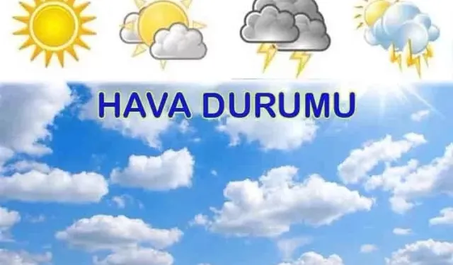 Türkiye'de yağış yok, Marmara ve Kuzey Ege'de rüzgar uyarısı
