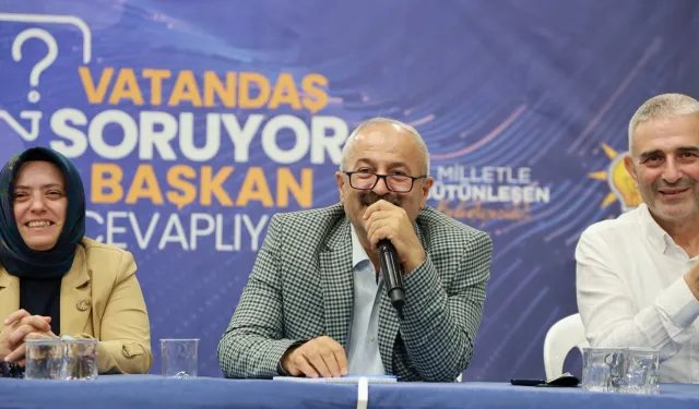 Kocaeli Gebze'de Başkan Büyükgöz, Tatlıkuyu'da vatandaşlarla buluştu